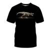 Letní 3D tištěné pánské tričko s kulatým výstřihem Zvíře Prázdný Dinosaurus Anime tričko