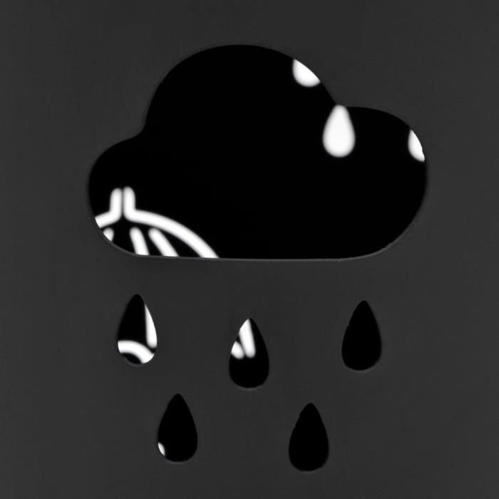 VidaXL Porte-parapluie Design Parapluies Acier Noir