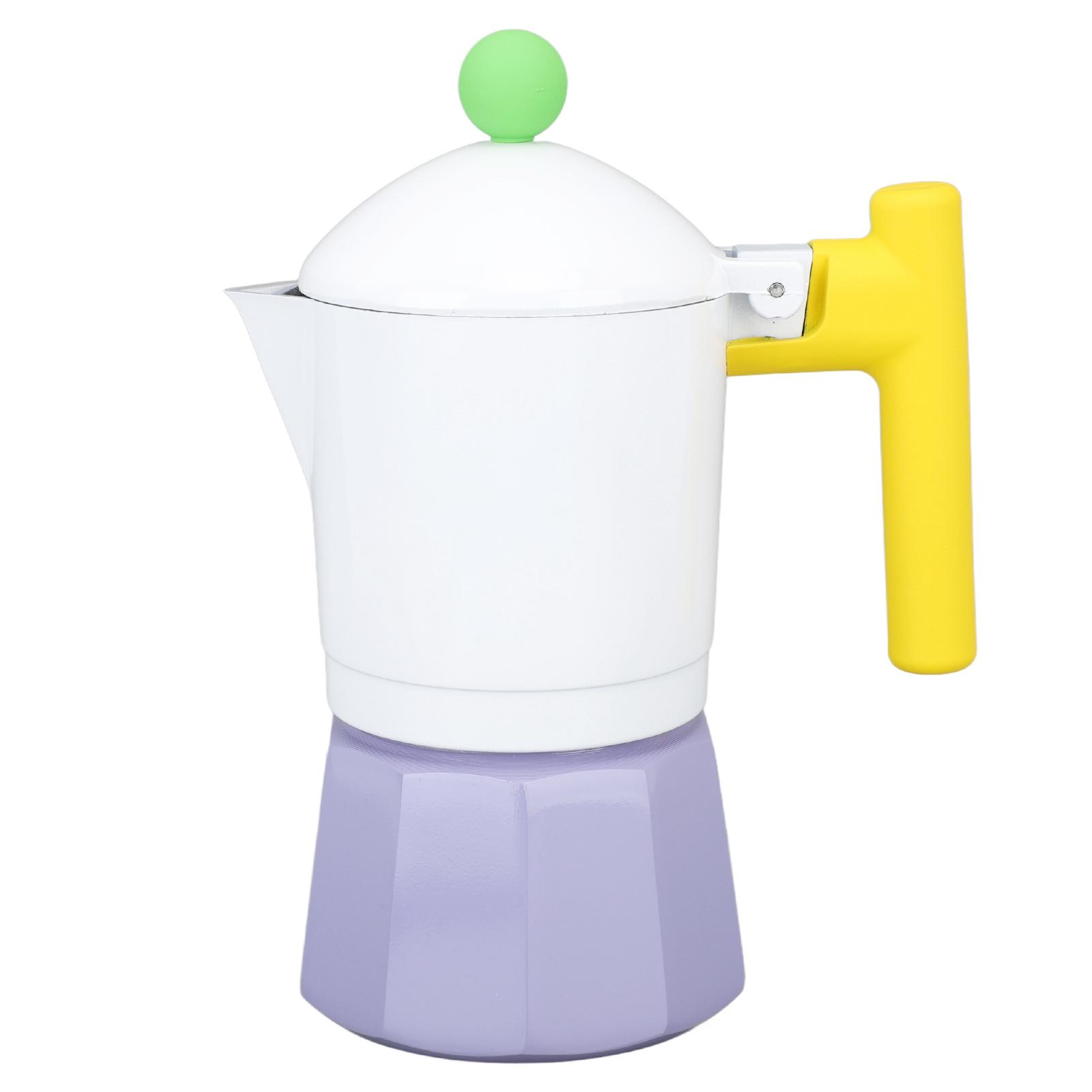 

Кофеварка Мока из алюминиевого сплава, итальянский перколятор для кофе, гейзерная кофеварка для дома