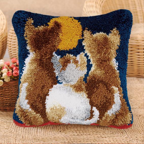 Nicediy Animal Needlework Crochet Latch Hook Rug Kit DIY Mat Tapijt Kits Accessories Carpet Embroidery Knitt Handmade Room Floor