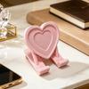 Soporte para Teléfono Móvil Corazón Impreso en 3D con Forma de Corazón de Amor Soporte para Teléfono Móvil Regalo de San Valentín para Decoración de Escritorio en Casa