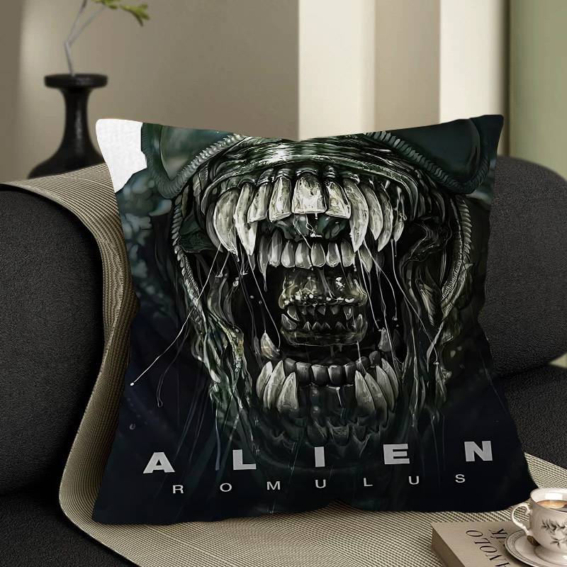 Alien Movie Art Poster Alien Cushion Cover Car Throw Pillow Case For Sofa Car Christmas Gift xcm xcm