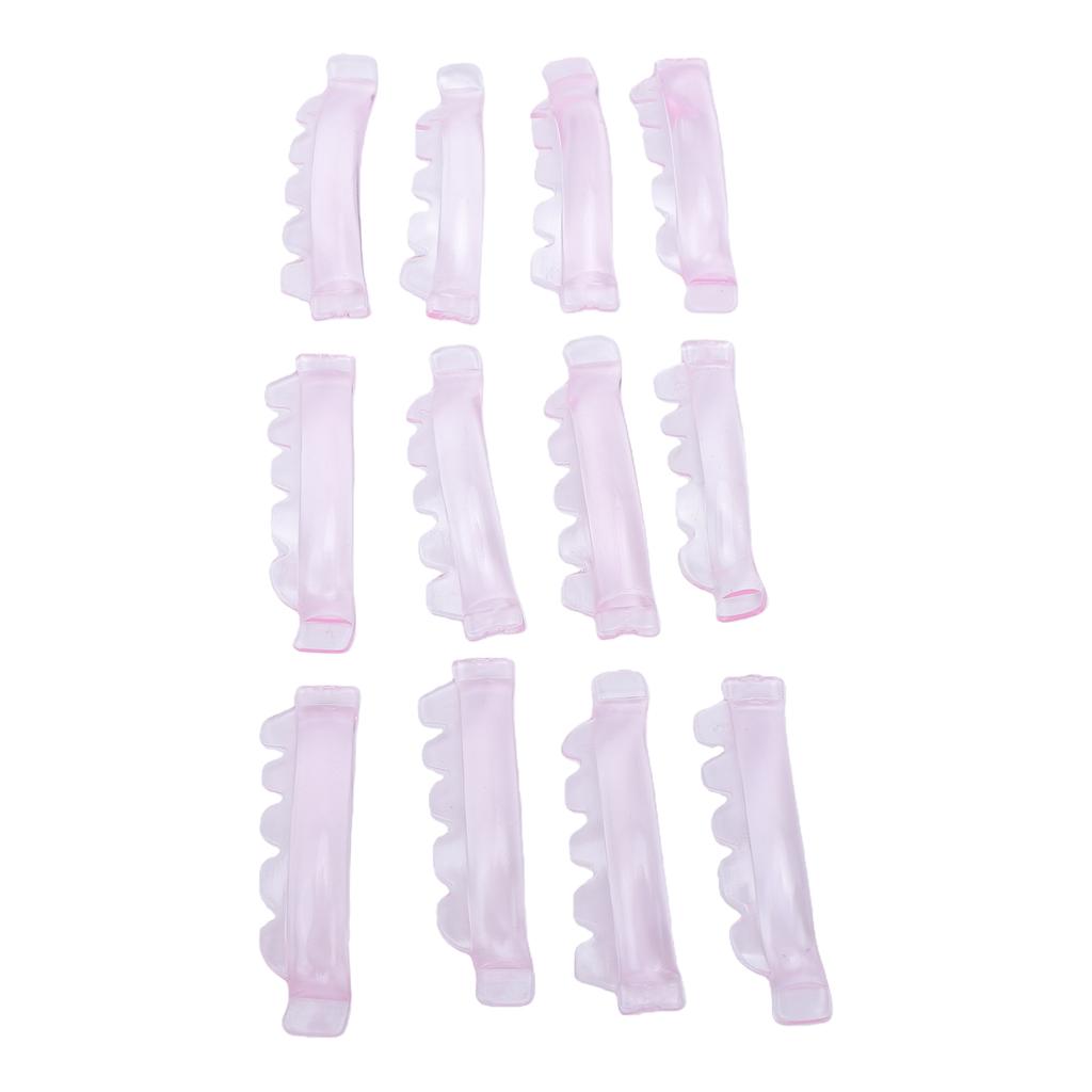 12 Stuks Wimperlift Rolletjes Zachte Siliconen Wimperpermanent Pads Wimperkrullende Liften Pads met Opbergdoosje