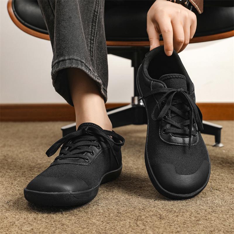 Men Shoes Summer Wide Barefoot Shoes for Men Outdoor Minimalist Walking Sneakers Breathable Comfortable Size White Shoes
