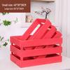 Rectangular Bamboo Bread and Pastry Display Crate