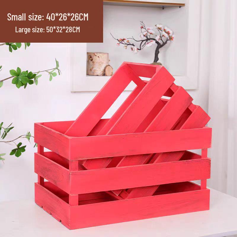 Rectangular Bamboo Bread and Pastry Display Crate