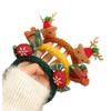 Christmas Plush Headband: Cute Versatile Hair Accessory for Girls.