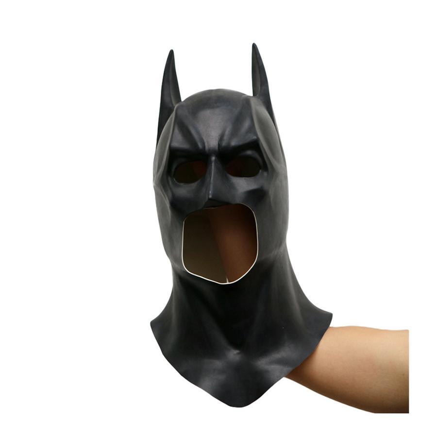 Two Styles Cosplay Movie Character Super Cool Bat Hero Funny Halloween Mask Half Face Head Cover Carnival Party Costume Props