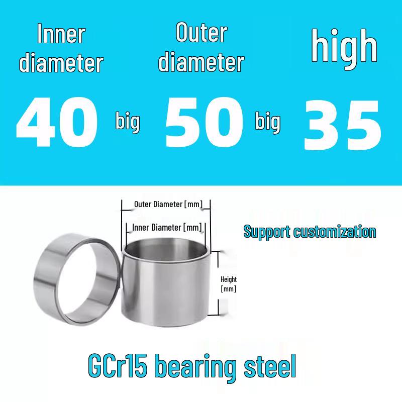 Steel Shaft Sleeve: Inner Diameter 30, Outer Spacer 48/50, Wear-Resistant for Removal and Guide Applications (Inner 35/37/38).