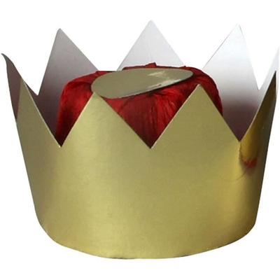 Creative Queen's Crown 7 X 19 Cm Gold Cardboard Each