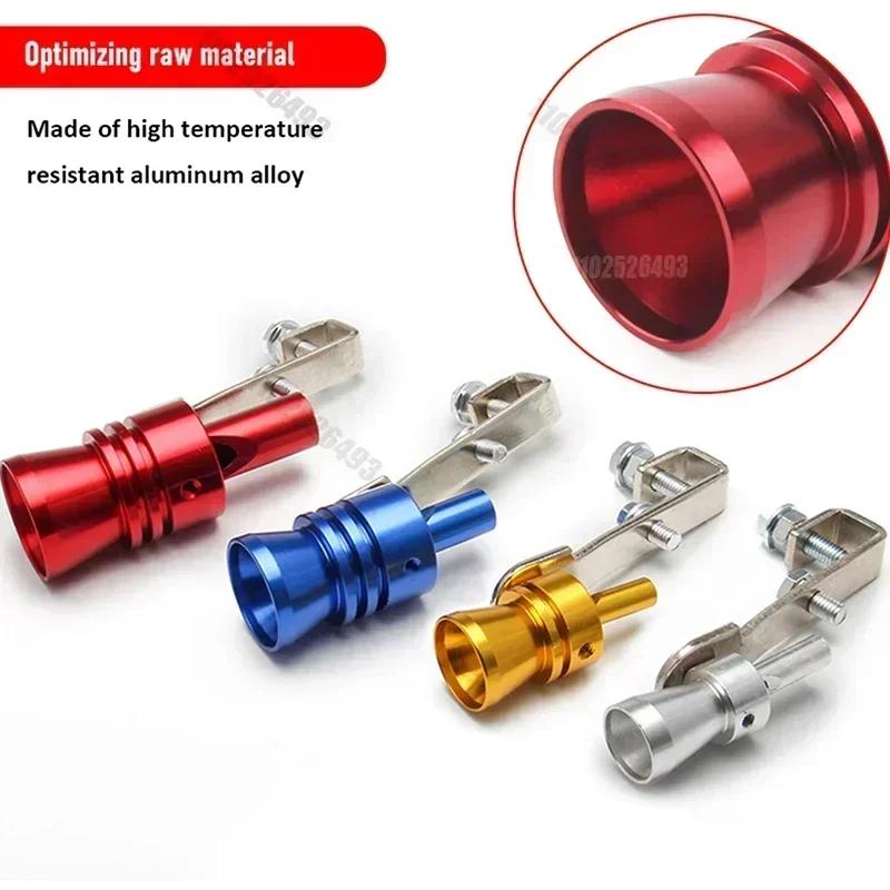 Car Black Turbo Sound Whistle Vehicle Refit Device Exhaust Pipe Turbo Sound Simulator Turbo Muffler