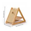 Cozy Sloped Cat Scratcher | Triangular, with Hammock, for Living Rooms