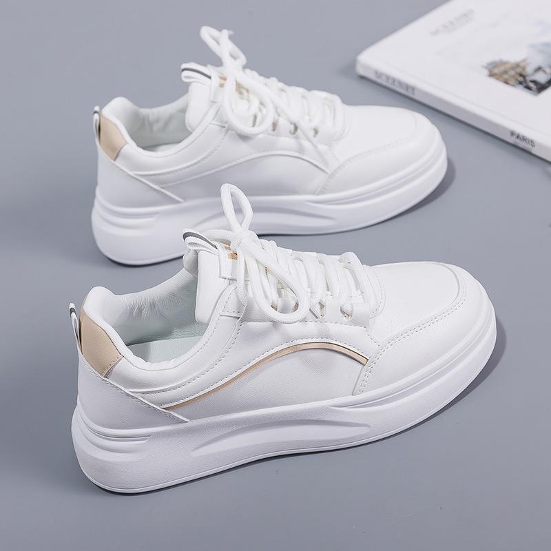 Board Shoes Women's Shoes Trendy Fashion Little White Shoes New Student White Platform Casual Sports Shoes Light Shoes