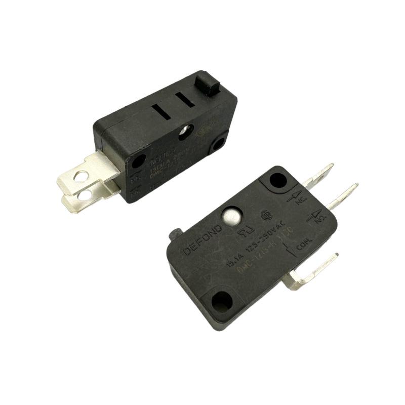 High Current 15A Large Micro Switch DMC-1215-T/H, 3-Pin Electric Travel Limit Button
