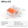 10Pcs Push-in Quick Terminal Block 2/3/4/5 Pins Wire Connector Terminals Electrical Wire Connector