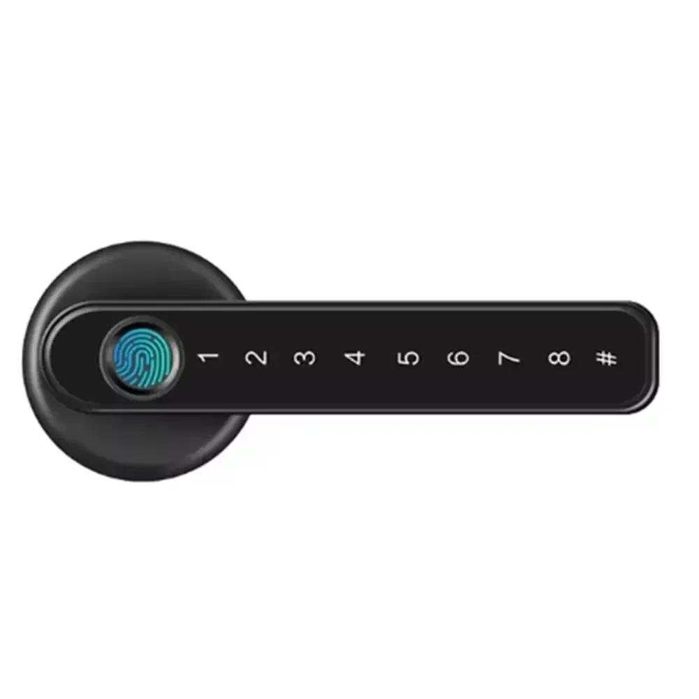 

Для спальни Для левых и правых дверей Дверной замок со сканером отпечатков пальцев Спальня Офисный замок Спальня Замок класса C Core чёрный