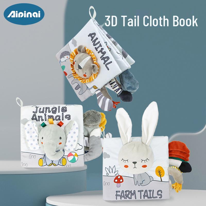 Infant Cognition Pop-up Cloth Book: Tear-proof, Chewable & Durable