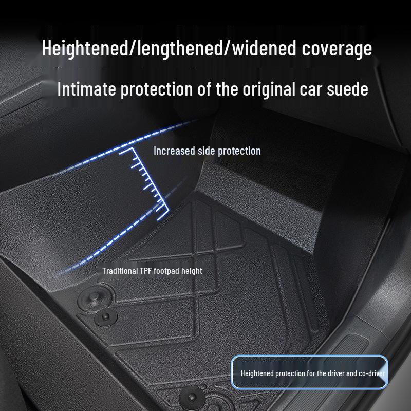 Toyota RAV4 Rongfang Dual Engine New Energy 09-19 Waterproof TPE Car Floor Mats