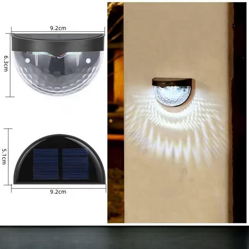 Lishi Lampade da Parete LED Solari Mezzaluna per Esterno (2 pacchi)