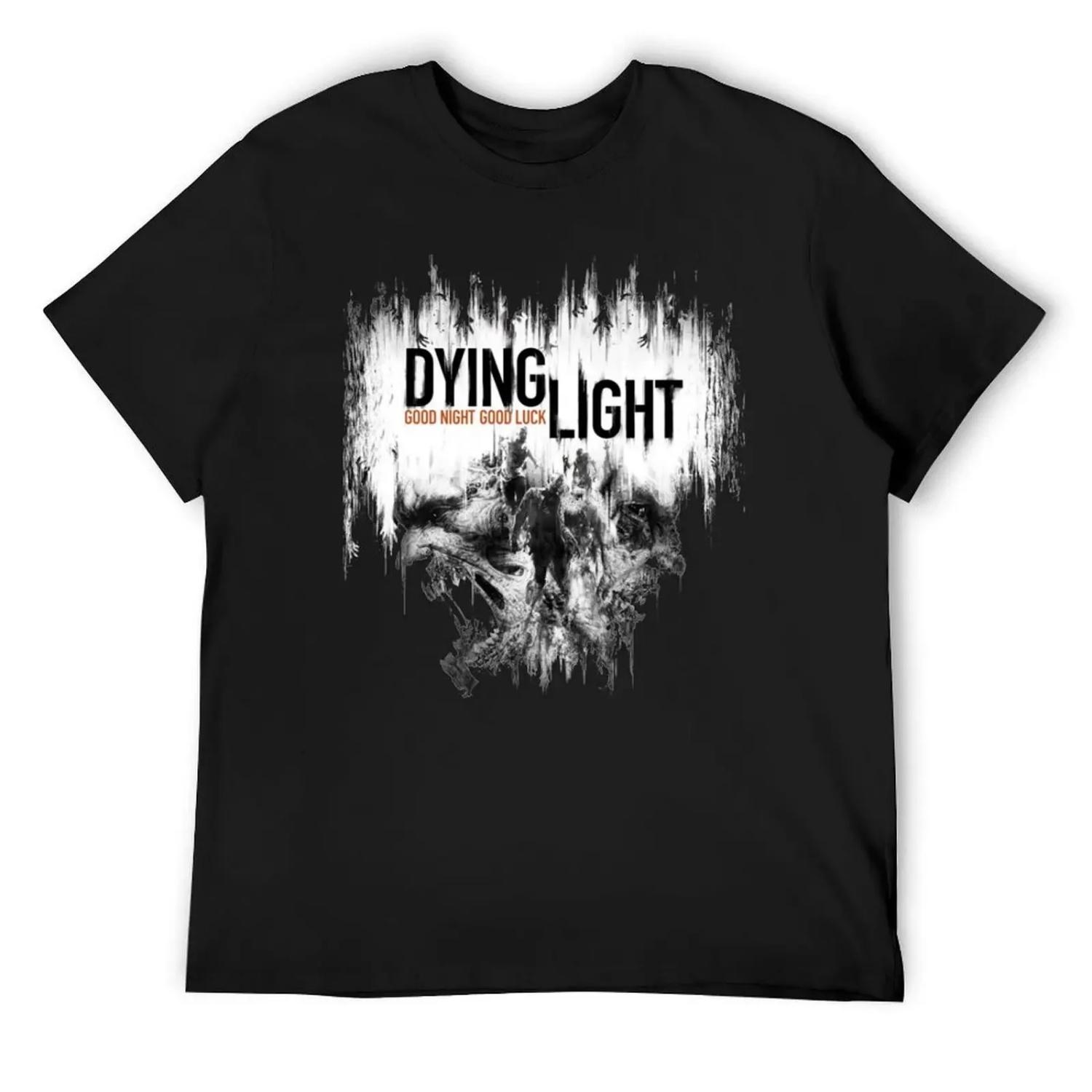 

Футболка Dying Light аниме футболки хлопковые мужские футболки модные рубашки приталенные футболки для мужчин S чёрный