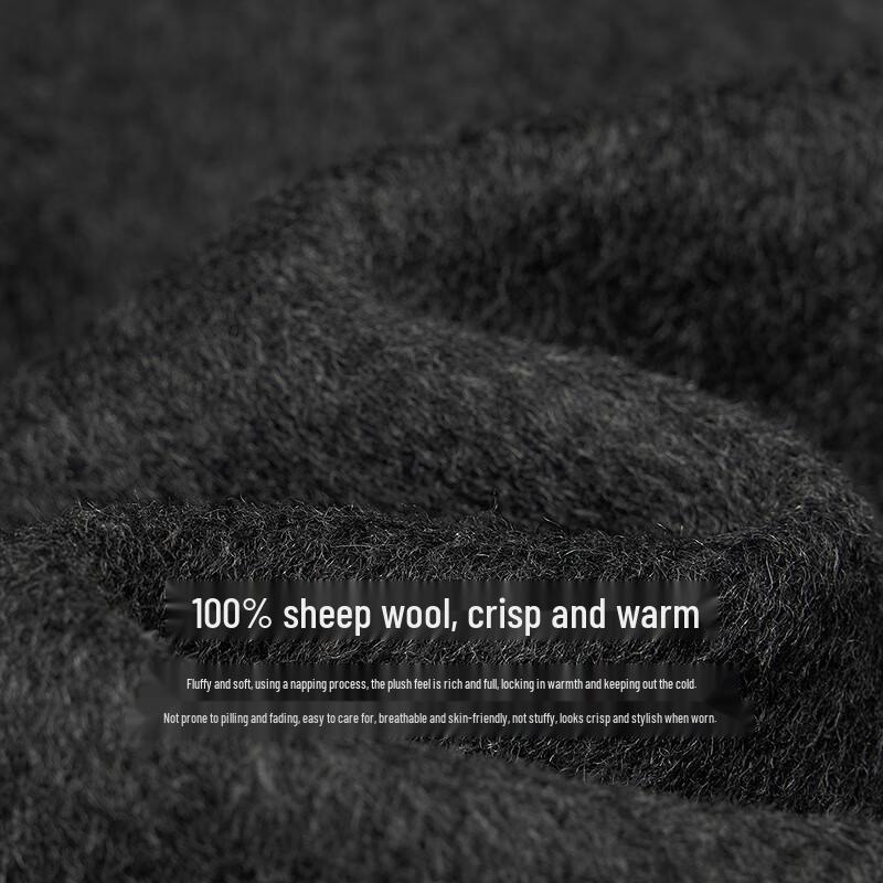 INMAN Pure Merino Wool Revere Collar Double-faced Winter Coat