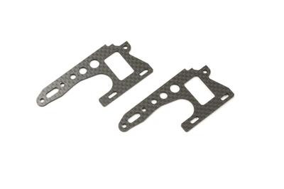 Kyosho Carbon Front Side Plates OTW105B (2pcs/Optima)