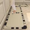 Nordic Modern Kitchen Floor Mat Home Entrance Doormat Living Room Carpet Anti-slip Bedroom Long Rugs Alfombras De Cocina