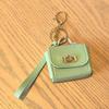 Keychain Pendant Mini Handbag Charm Key Chain with Versatile Hanging Buckle Wear-Resistant Imitation Leather