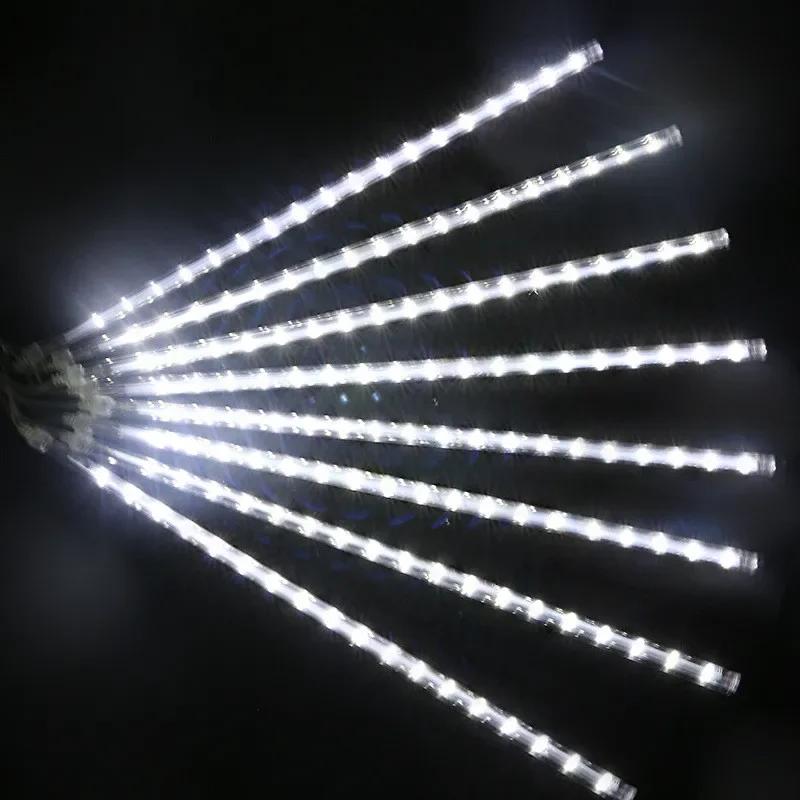 EU Plug Meteor Shower Led Fairy String Lights Street Garlands Party Decorations for Holiday Halloween Wedding Birthday Christmas