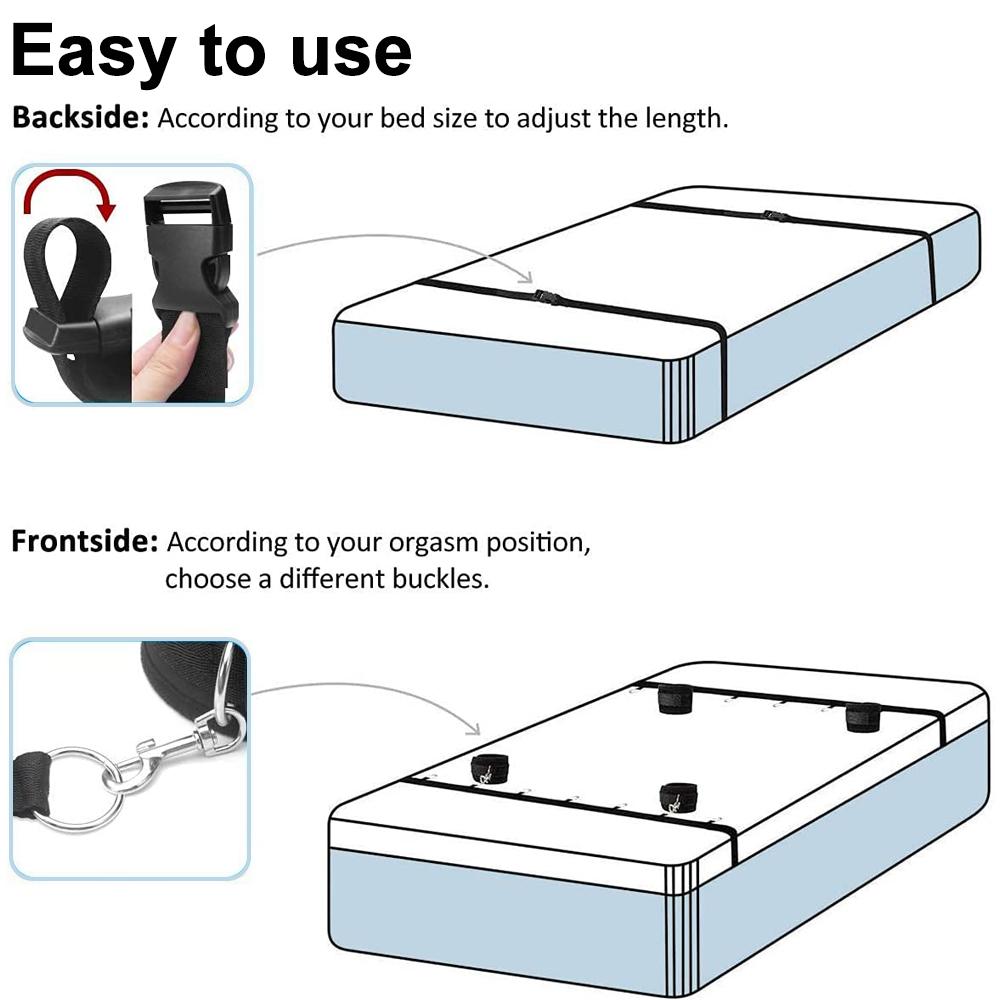 8 In 1 BDSM Sexy Bondage Kit Collar Eyes Mask Handcuffs Shackles Adult Goods Sex Toy for Couples Sex Shop