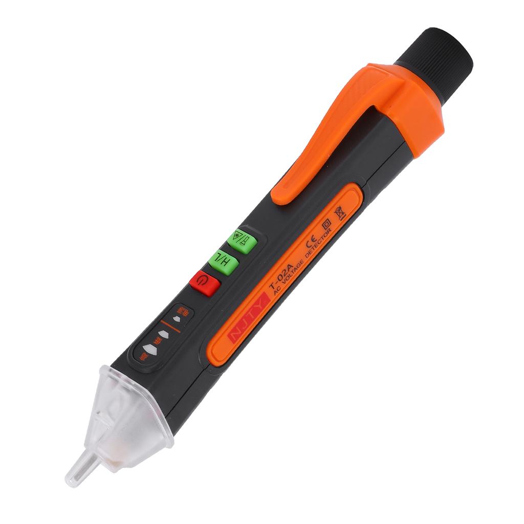 T?02A Voltage Tester ABS Non Contact Voltage Tester with Infrared Pointing Function for Power