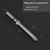 Hardened 5mm Magnetic S2 Steel Phillips Electric Screwdriver Bit Set