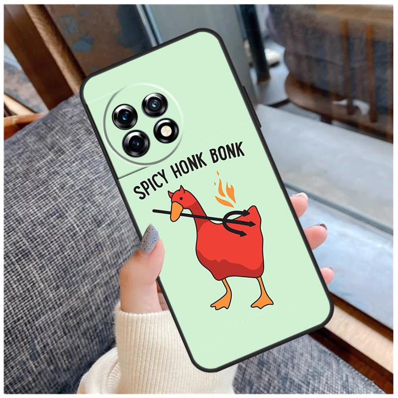 Duck Goose Honk Bonk Funny Meme Case For OnePlus 15 13 12 11 10 9 Pro 13R 13T 12R 10T 8T Nord CE 5 2 3 4 Lite N20 N30 Coque