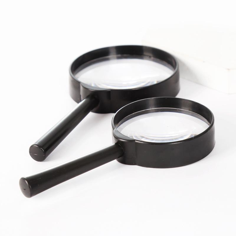 Handheld Magnifying Glass for Elderly Reading - Ideal for Newspapers; Compact Magnifier Gift.