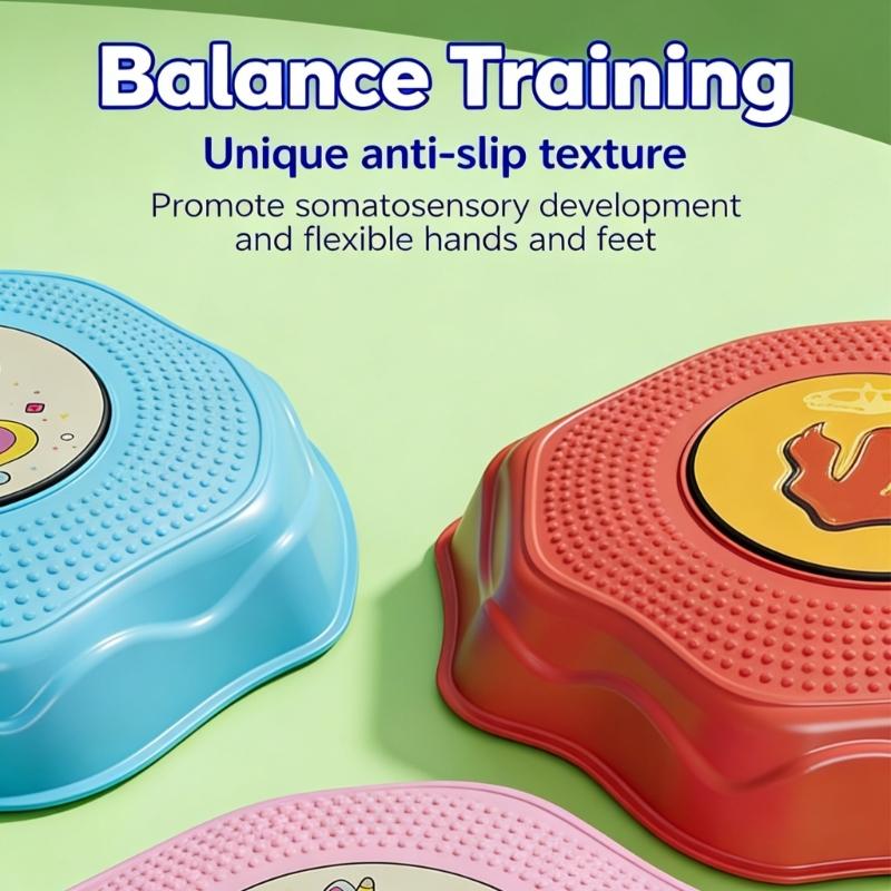 Interaktives Kinder-Trittsteine-Set, 6 Stück, mit Musik und Lichtern für das Motoriktraining