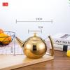 Thickened Stainless Steel Teapot with Strainer Ideal for Home Brewing Flower Tea Suitable for Induction Cooker for Cozy Teas