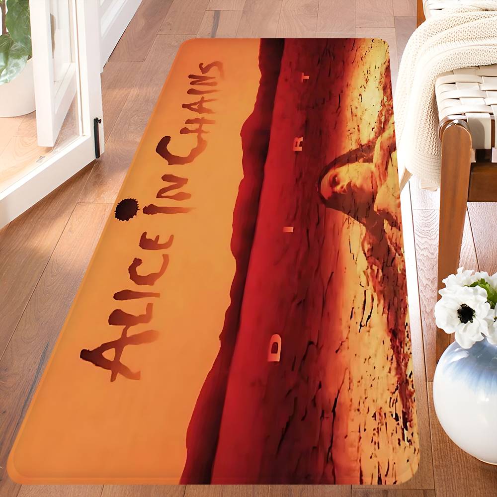 

Classic Band A-Alice I-In C-Chains Door Mat Washable Non-Slip Living Room Sofa Chairs Area Mat Kitchen Doormat Area Rug 40x60cm