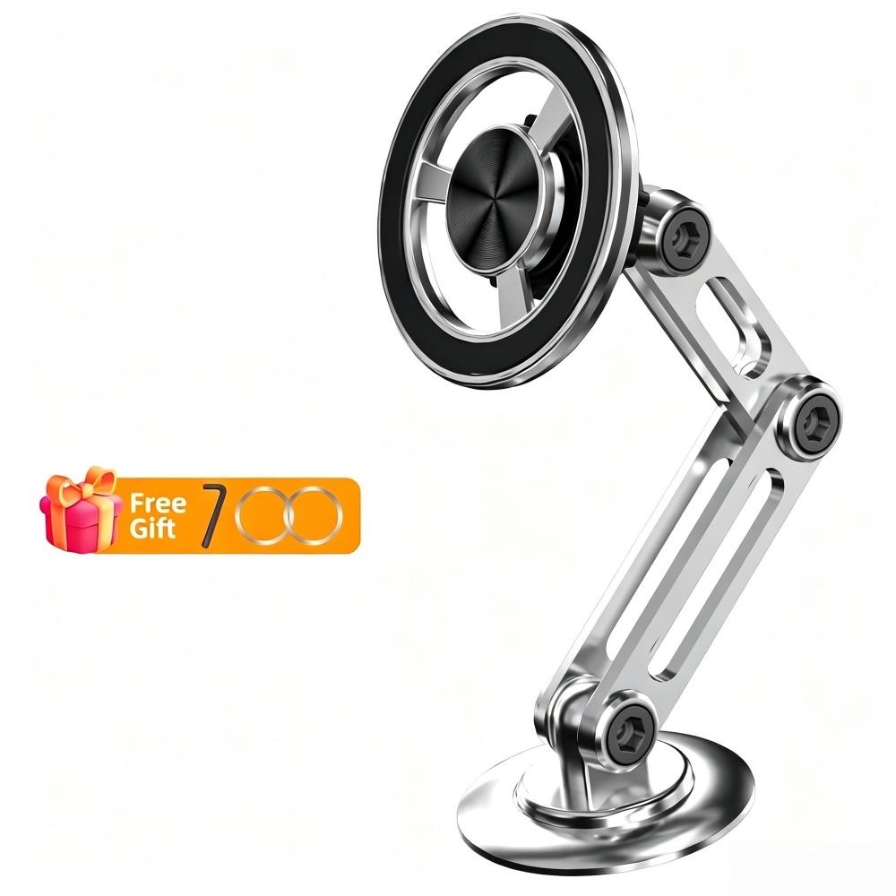 Universal Car Phone Holder 720 Rotate Metal Magnetic Phone Stand Foldable Air Vent Magnet Mount GPS Support For All Phones