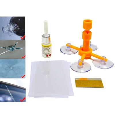 Windschutzscheiben-Reparatur-Set, schnelle Lösung für Auto, gesprungenes Glas, Windschutzscheiben-Reparatur-Werkzeug, Harzversiegelung, DIY, Autofenster-Scheibenpolieren