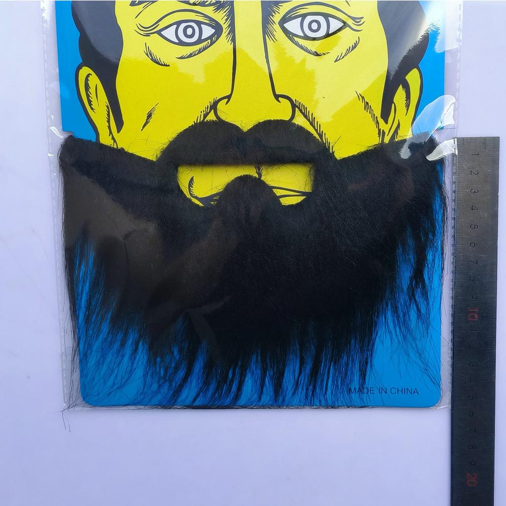 Funny Costume Party Male Man Halloween Beard Facial Hair Game Moustache