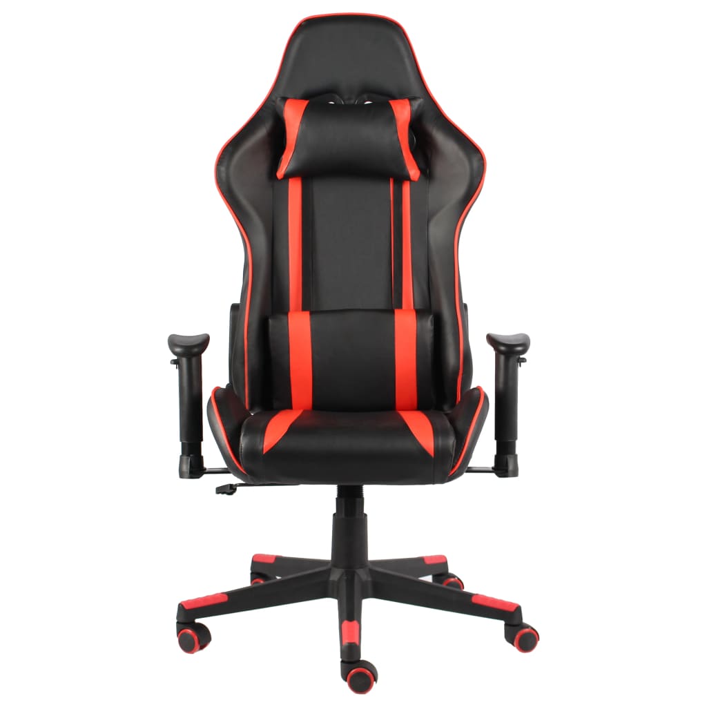 Gaming Chair Swivel Red PVC