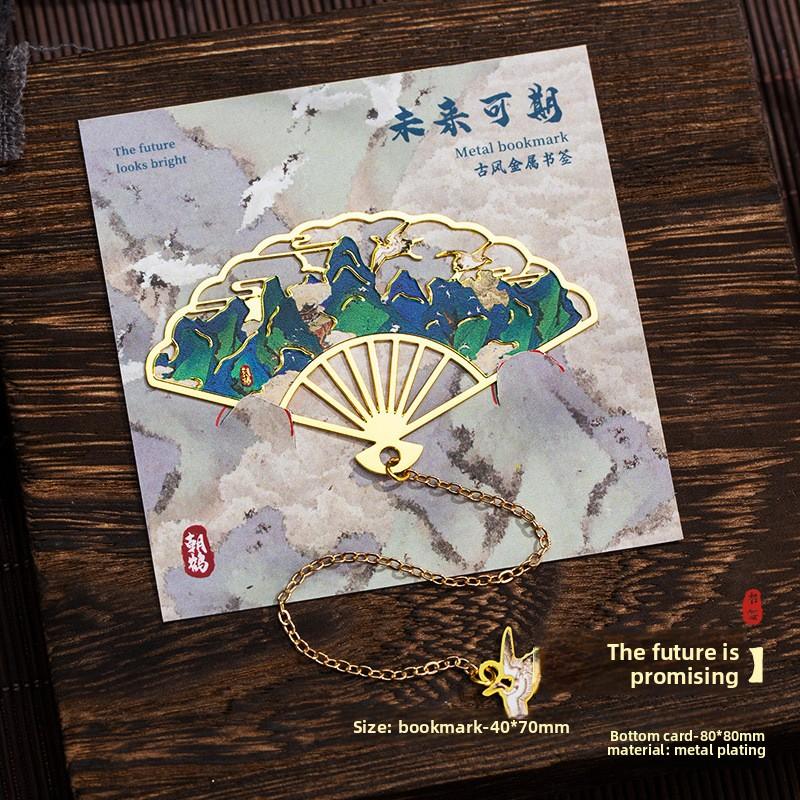 Metalowe zakładki do książek Urocze studenckie słodkie prezenty Spokojna seria Wzgórza i Rzeki Pamiątkowe przedmioty Urocze zakładki Zakładka do książki