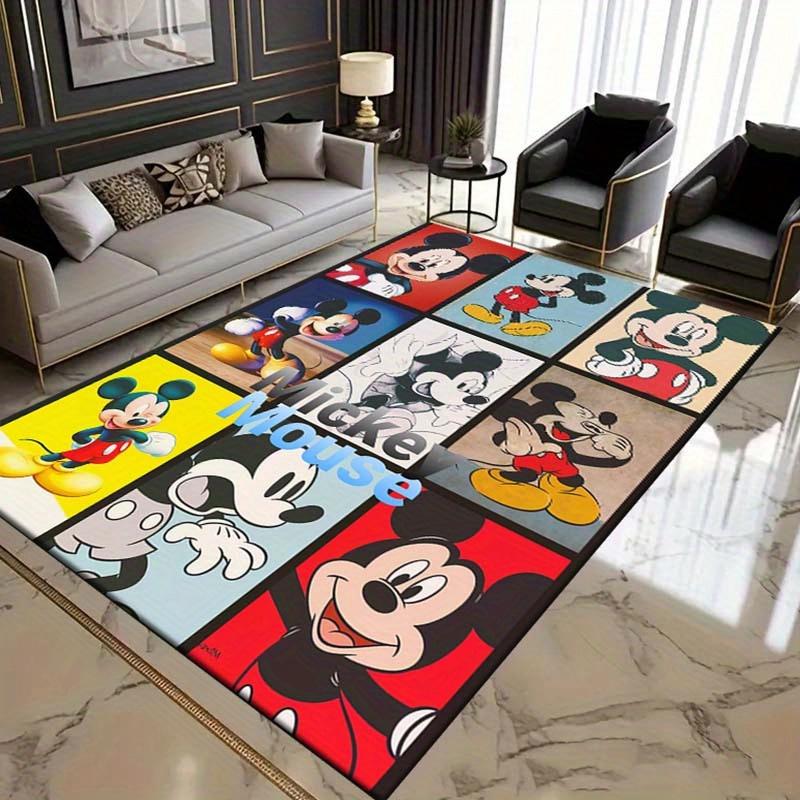 

1pc Mickey Mouse Themed Area Rug, Non-Slip Door Mat for Home Entrance, Bedroom, Bathroom, Anti-Slip Floor Mat 60cm by 90cm