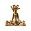 Meditating Yogas Frogs Statue Figurine Home Decorative Accent Decors Ornament for Living Room Bedroom Desktop Decors