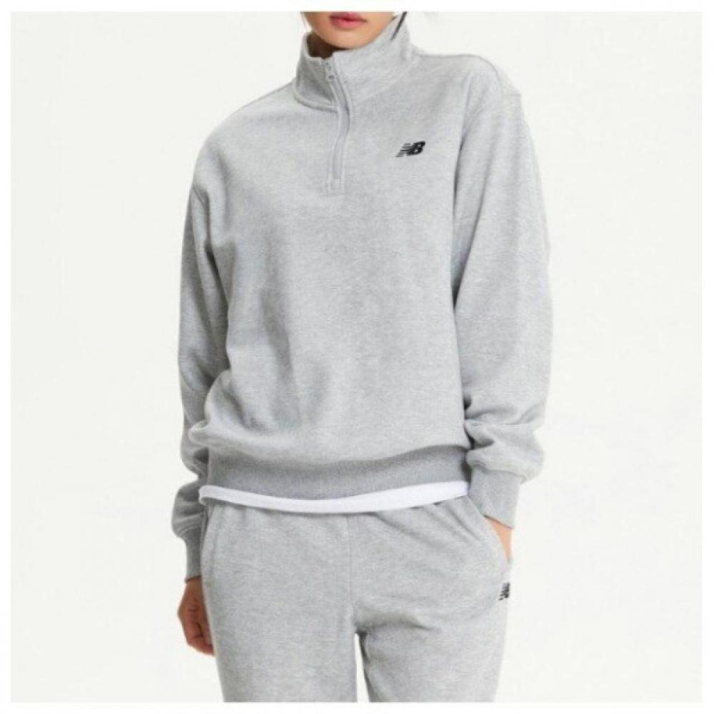 

New Balance Long Sleeve Tee Unisex Ess Classic Half Zip Nbnce41023 Ac Gray series/100
