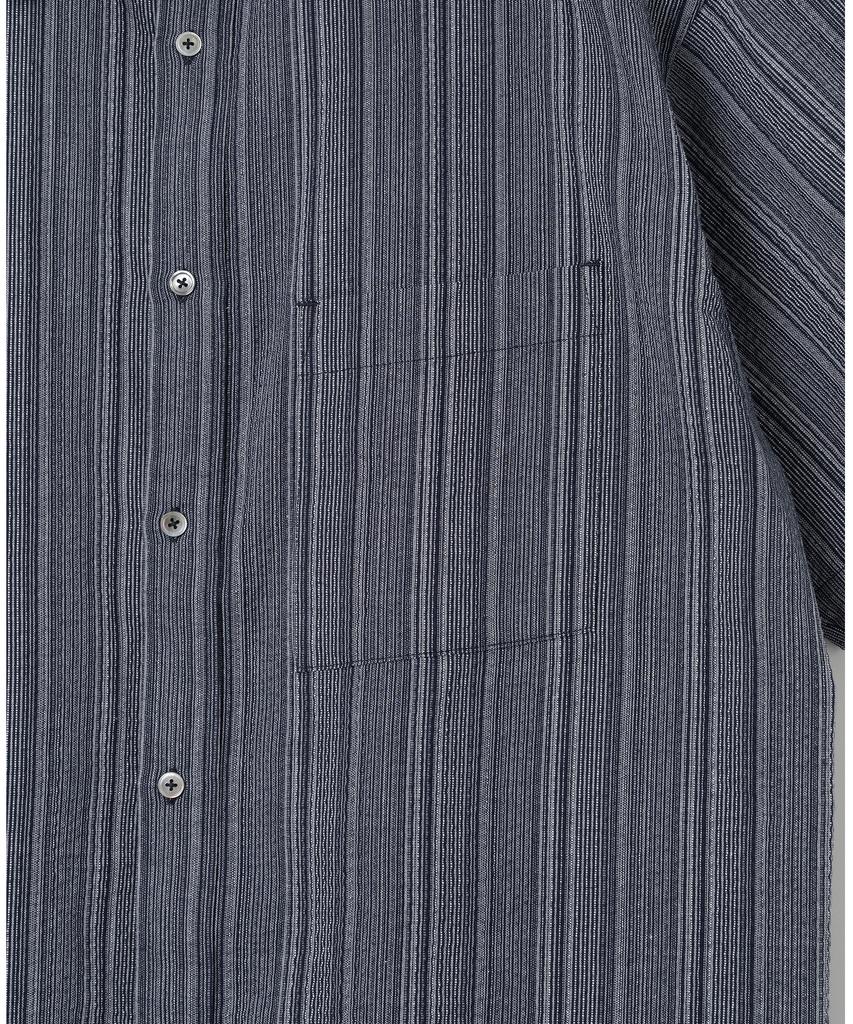 MILLO ARCHIVE Twisted Half Shirt [Stripe Navy]