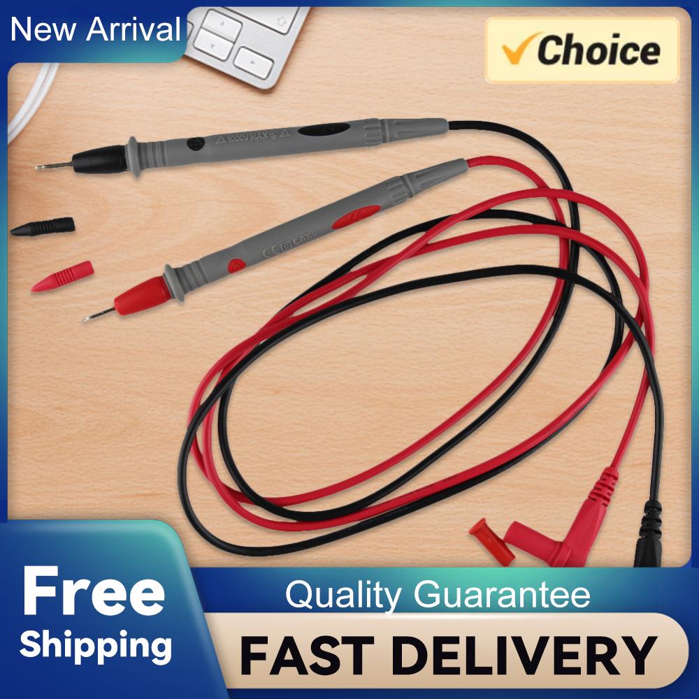 

1000V 10A Multimeter Meter Tester Needle Point 1.1m/ 3.6 Ft Probe Multimeter Test Pen Universal Multi Meter Tester Pen Probe China Mainland