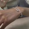 Silver Snake Bracelet Is Adjustable