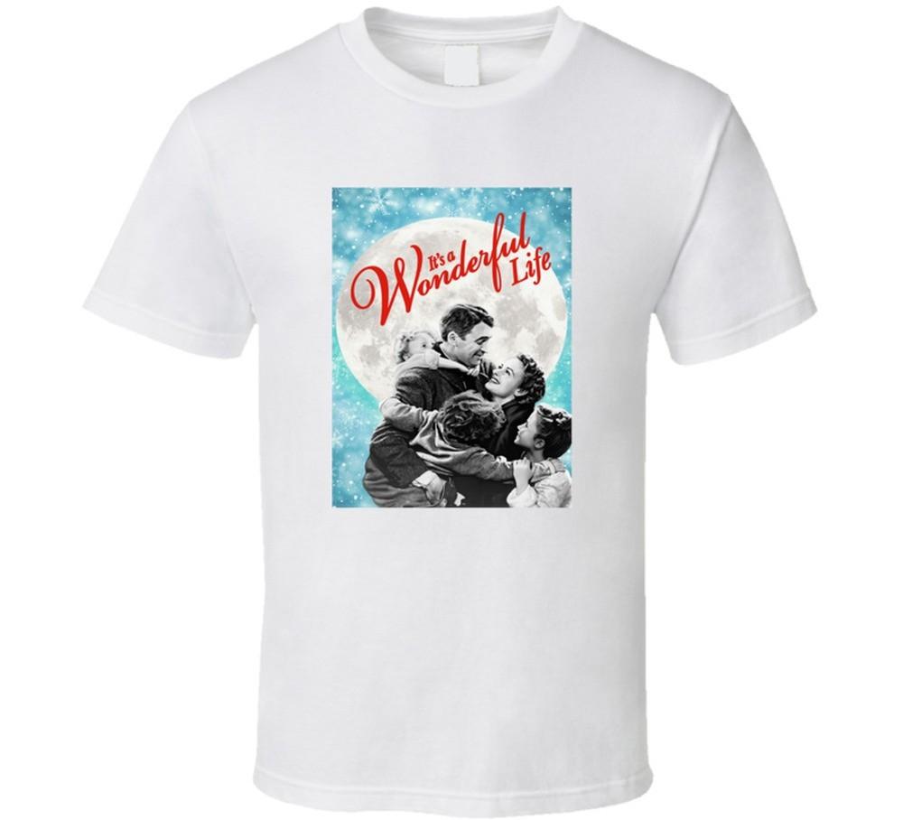It s A Wonderful Life Tee Classic Holiday Movie T Shirt Unisex T-Shirt XXXXL