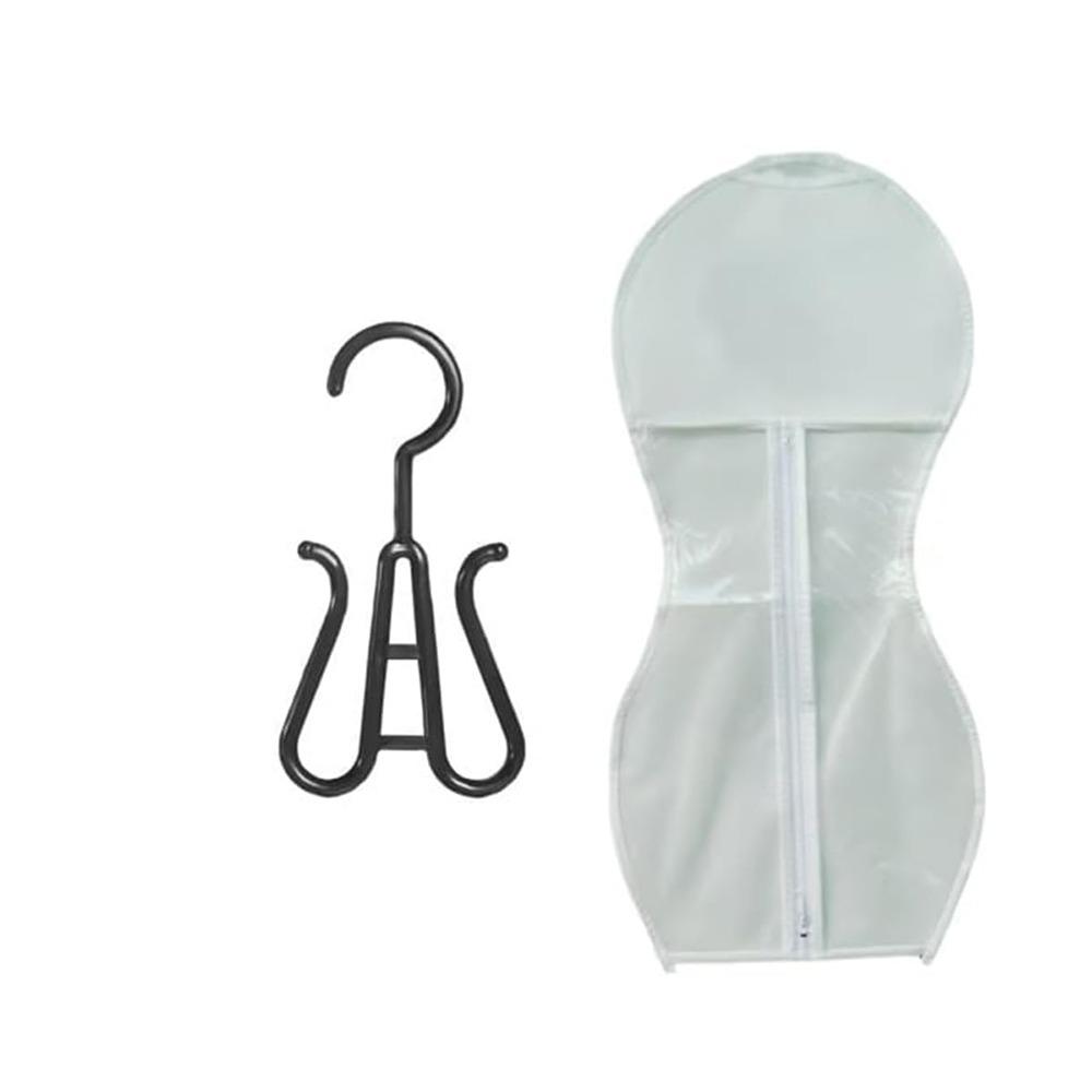 With Hanger Wig Bag Hair Extensions Storage Bag  for Virgin Hair Weft Clip In Hair Extension